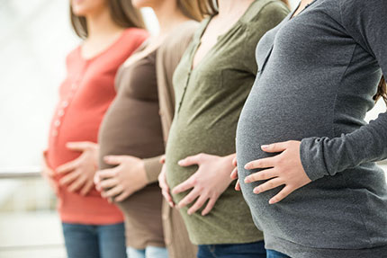 Four pregnant Women